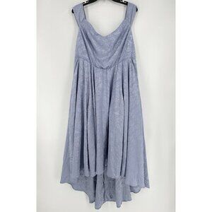 Torrid Disney Cinderella Dress Blue Satin Hi-Low Cosplay Womens 18 NWOT